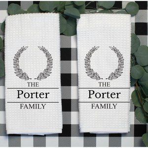 Personalized Towels, Kitchen or Bathroom, Gif